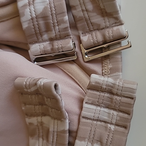 Wild Fable Beige Animal Print Ribbed Underwire Bralette Bikini Set, Size 2X - Picture 8 of 12